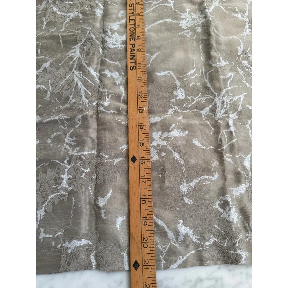 Williams Sonoma Hamam Dune Floral Jacquard Cupro Viscose Pillow Sham Sample 28in